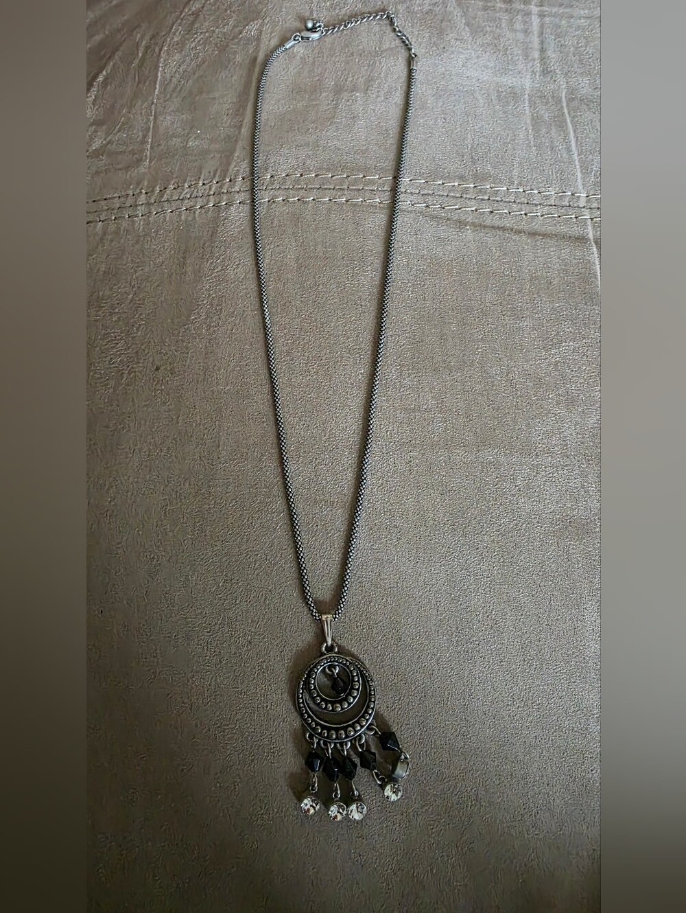 Antique Silver Type Necklace